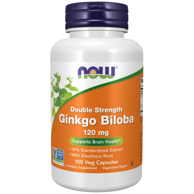 NOW Foods Ginkgo Biloba 120 mg / Double Strength