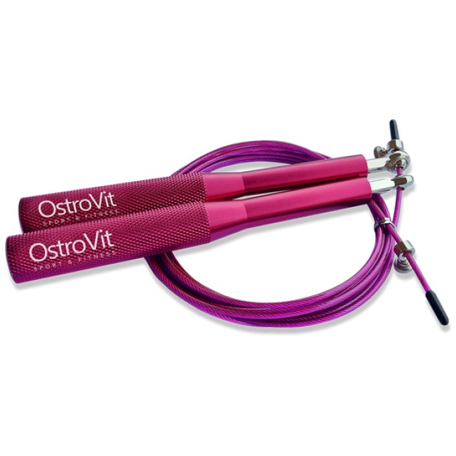 OstroVit Uže za preskakanje s metalnim ručkama - Speed / Skipping Rope / Različite boje
