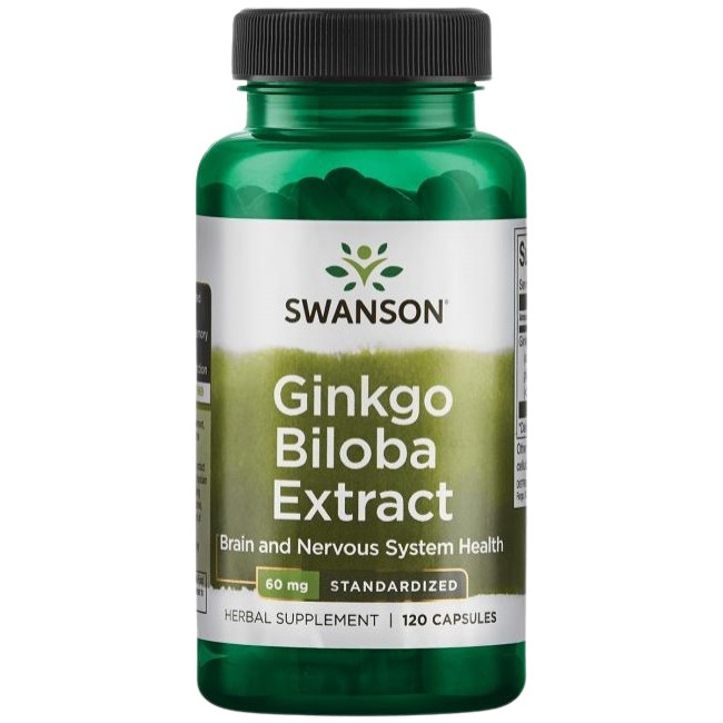 Swanson Ginkgo Biloba Extract 60 mg