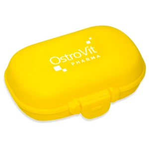 Ostrovit Pillbox / Кутийка за капсули / Yellow за хранителни режими