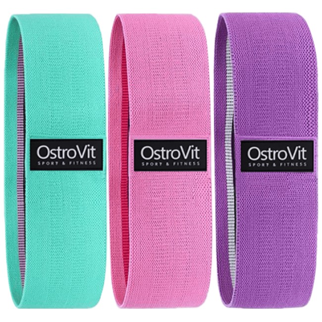 OstroVit Komplet trenažnih traka s pamučnim premazom / 3 dijela