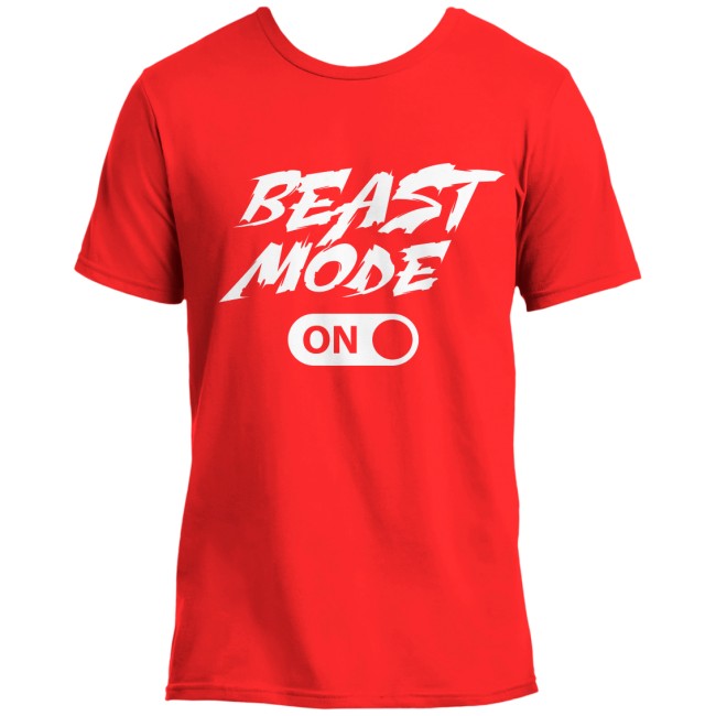Fit One FITONE T-Shirt Beast Mode ON / Red