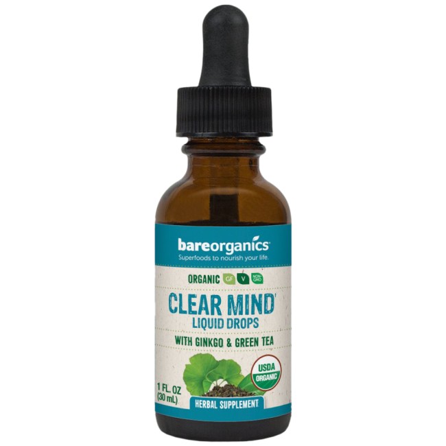 bareorganics Clear Mind Liquid Drops