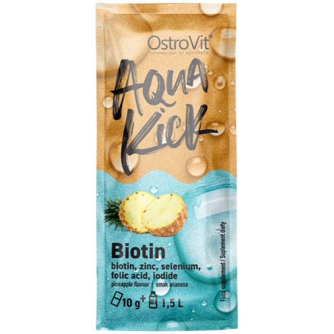 Aqua Kick / Advanced Hydration with Biotin, Zinc, Selenium от OstroVit