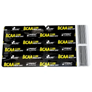 BCAA Mega Caps 1100 за хранителни режими