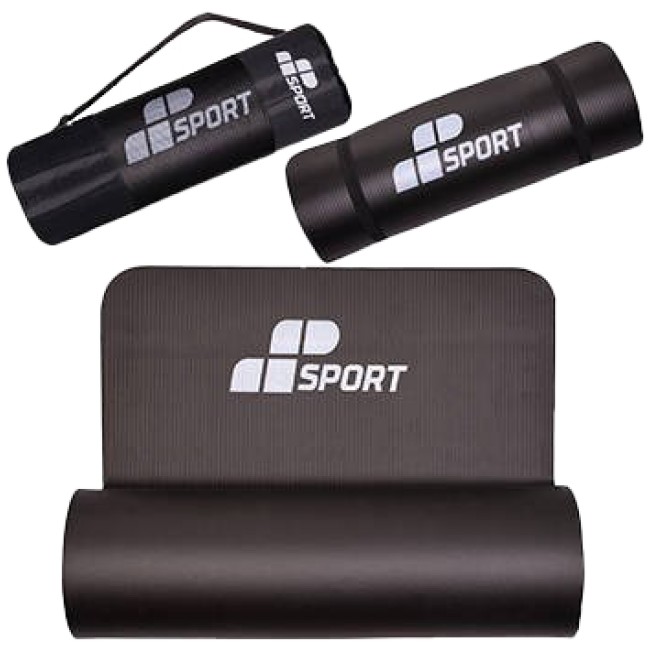 NBR Fitness Yoga Mat / Постелка за фитнес и йога / 180см х 60см х 1.5 см - С чанта за носене - Различни цветове от MP Sport