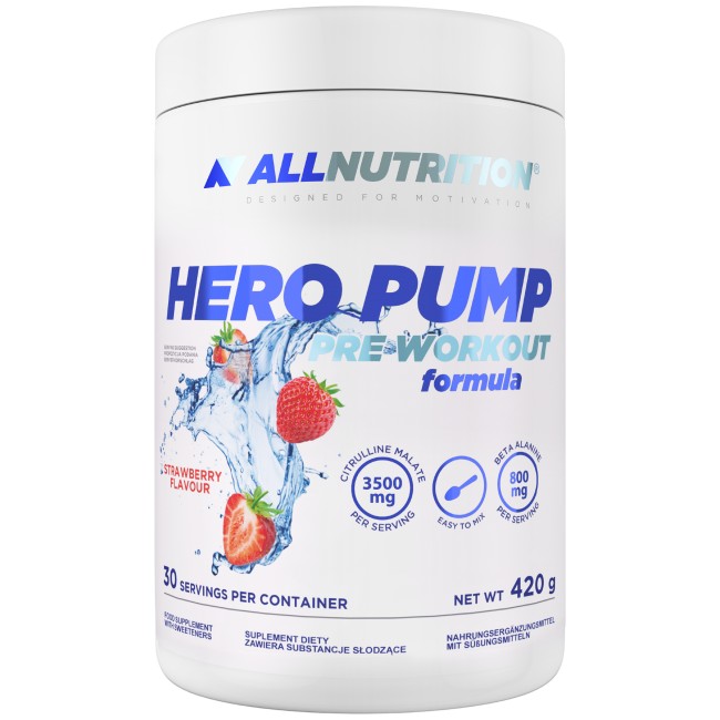 Hero Pump | Stim-Free Pre-Workout Formula от AllNutrition