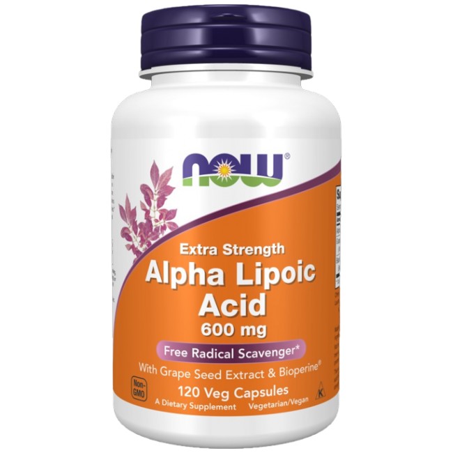 NOW Foods Alpha Lipoic Acid 600 mg / Extra Strength