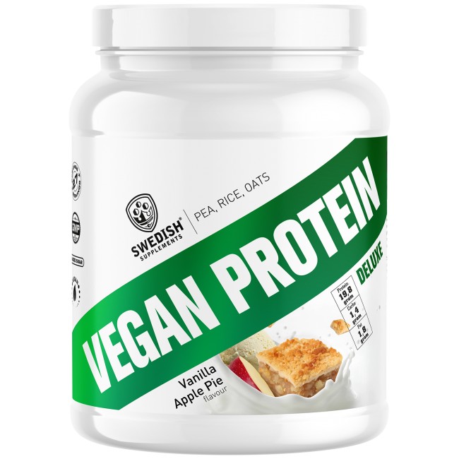 Swedish Supplements Vegan Protein Deluxe | from Pea, Rice and Oats