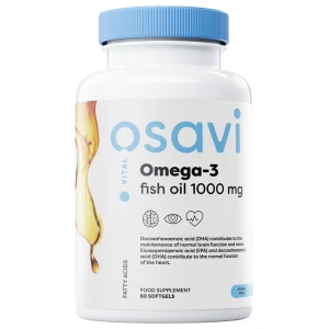 Omega 3 Fish Oil 1000 mg / Lemon Flavor за хранителни режими