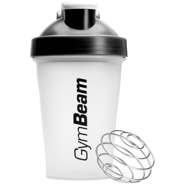 GymBeam Shaker Blend Bottle Transparent - Black | 400 ml