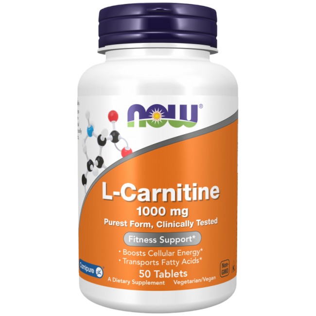 NOW Foods L-Carnitine 1000 mg | Carnipure®