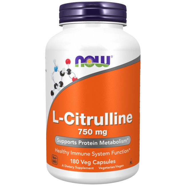 L-Citrulline 750 mg от NOW Foods
