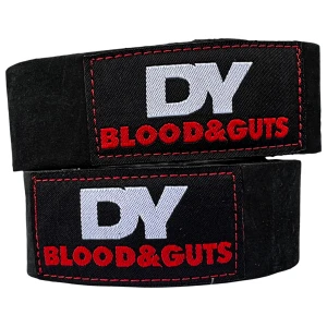 DY Blood &amp; Guts Lifting Straps | Leather pro diety