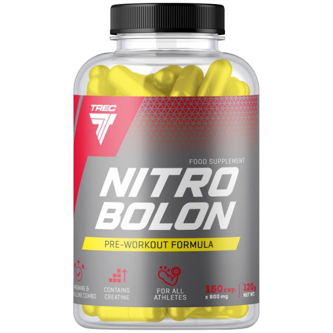 Trec Nutrition Nitrobolon | Stimulant-Free Pre-Workout Caps