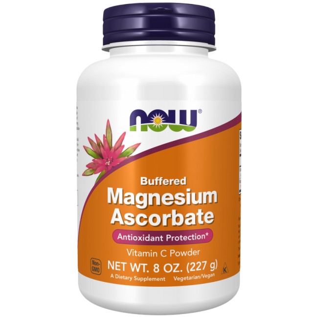 NOW Foods Magnesium Ascorbate Powder | Pure, Buffered Vitamin C