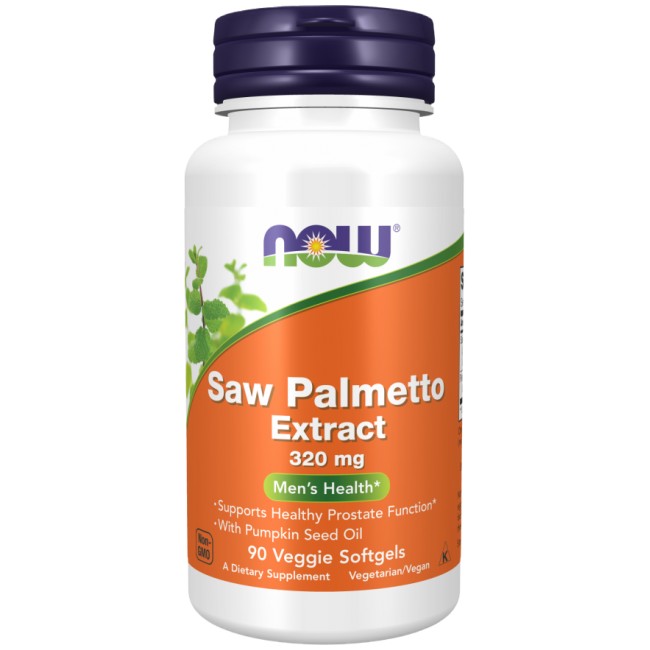 NOW Foods Saw Palmetto Extract 320 mg | with Pumpkin Seed Oil