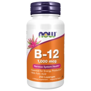 Vitamin B-12 1000 mcg | with Folic Acid за хранителни режими