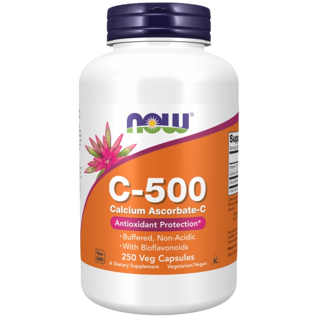 NOW Foods Vitamin C-500 | Calcium Ascorbate-C