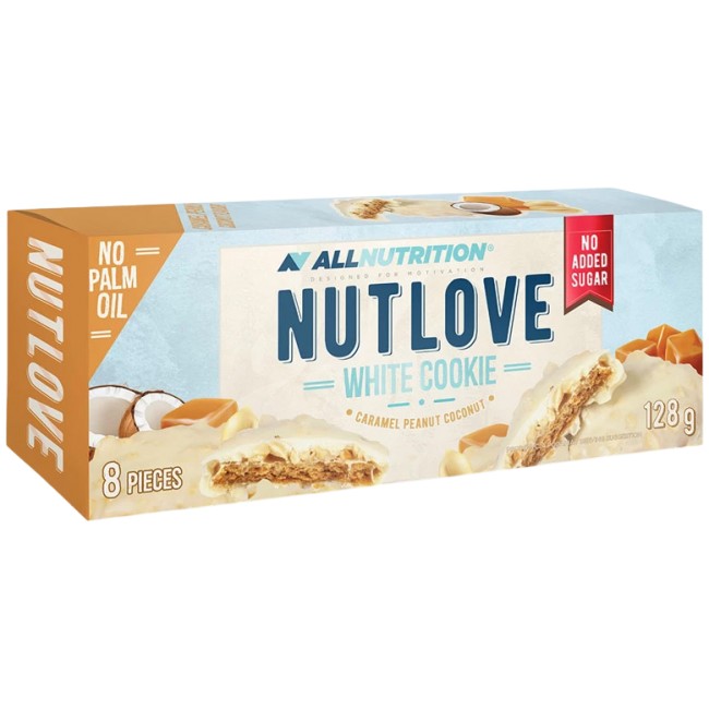 AllNutrition NutLove White Cookie | Caramel, Peanut &amp; Coconut