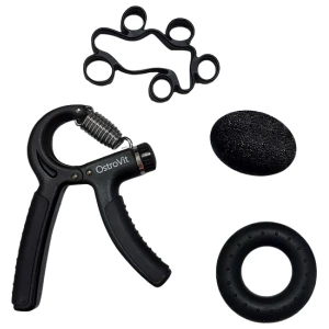 Hand and Arm Exercise Equipment | Ръкохватка за предмишница + Гума за стискане и тренировка на пръстите за хранителни режими