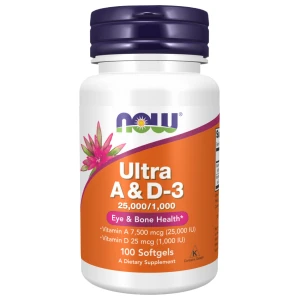 Ultra A & D-3 | Vitamin A 25.000 & Vitamin D 1000 IU за хранителни режими