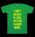 I Don't Believe In Luck | Green за хранителни режими