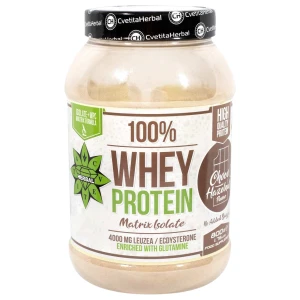 100% Whey Protein Isolate Matrix with Levzea | ​​Chocolate and Hazelnut pro diety