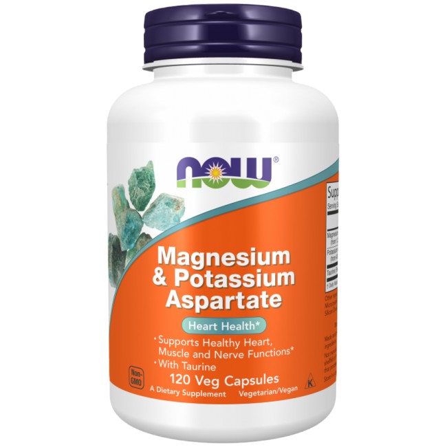 NOW Foods Magnesium & Potassium Aspartate
