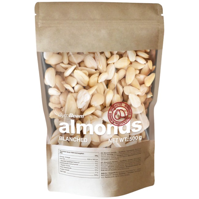 GymBeam Blanched Almonds | Blanširani bademi
