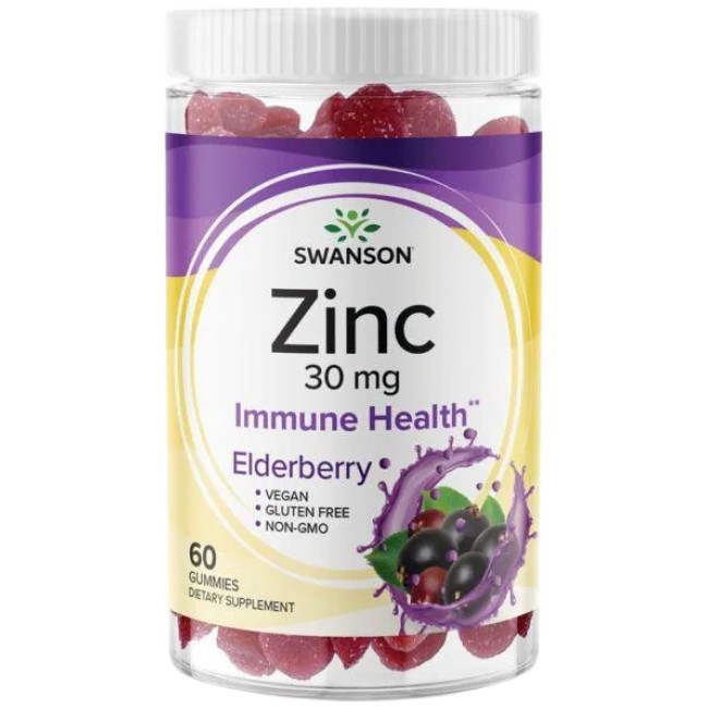 Swanson Zinc Gummies | Elderberry