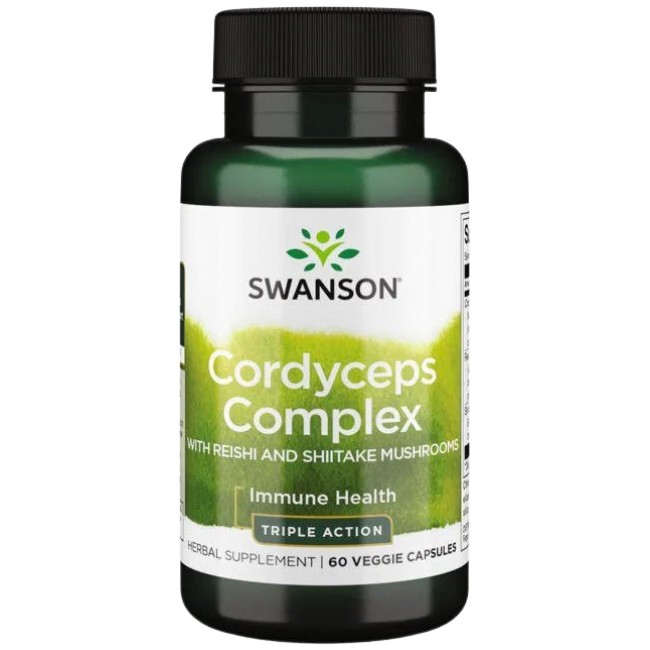 Swanson Cordyceps Complex with Reishi and Shiitake Mushrooms