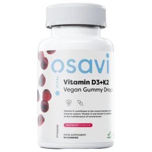 Vitamin D3 400 IU + K2 75 mcg | Vegan Gummy Drops за хранителни режими