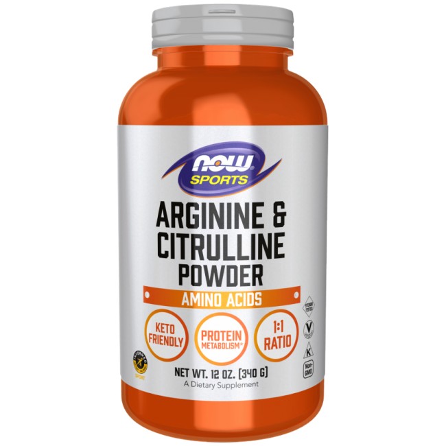 NOW Foods Arginine &amp; Citrulline Powder | 1:1 Ratio