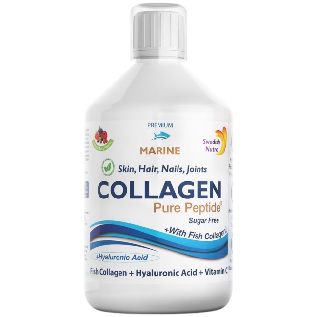 Swedish Nutra Fish Collagen 10 000 mg | with Hyaluronic Acid + Vitamin C