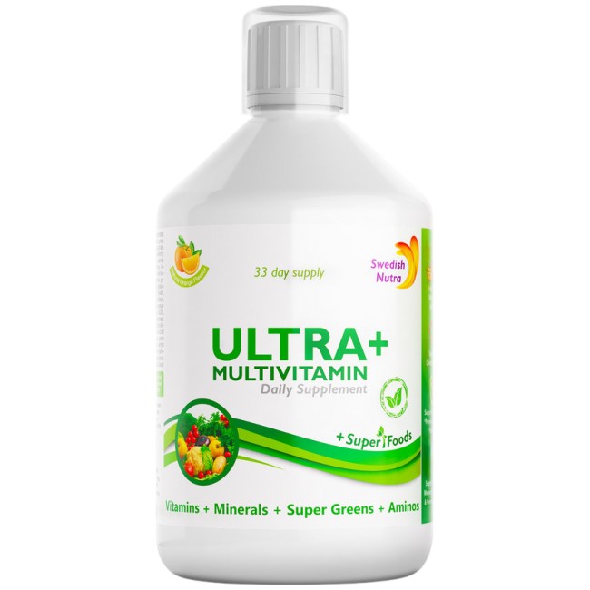 Ultra + Multivitamin and Collagen | Vitamins + Minerals + Super Greens + Aminos от Swedish Nutra