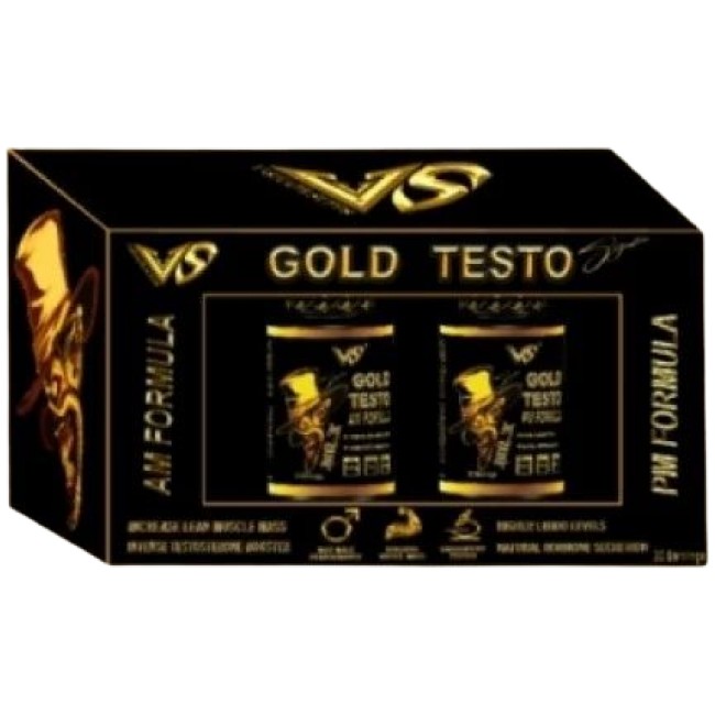V-Shape Supplements Mr. X Gold Testo AM / PM Formula