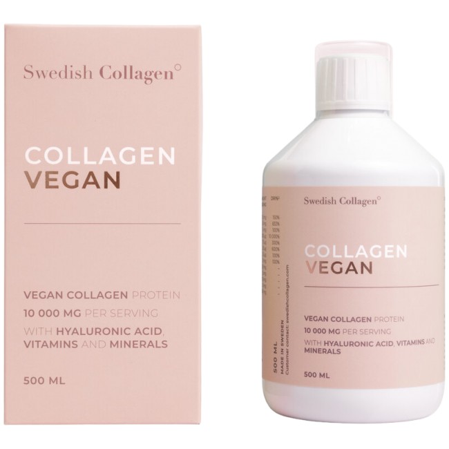 Swedish Collagen Collagen Vegan Liquid | with Hyaluronic Acid, Vitamins and Minerals