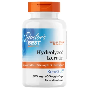 Hydrolyzed Keratin 500 mg | with KeraGLO® за хранителни режими