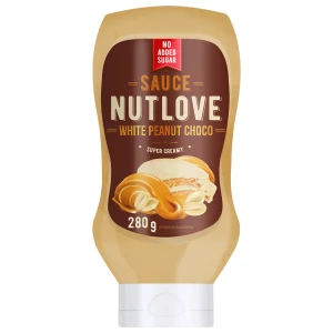NutLove Sauce | White Peanut Choco за хранителни режими