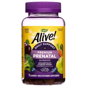 Alive! Complete Prenatal Multi-Vitamin | Premium Formula with Plant DHA за хранителни режими