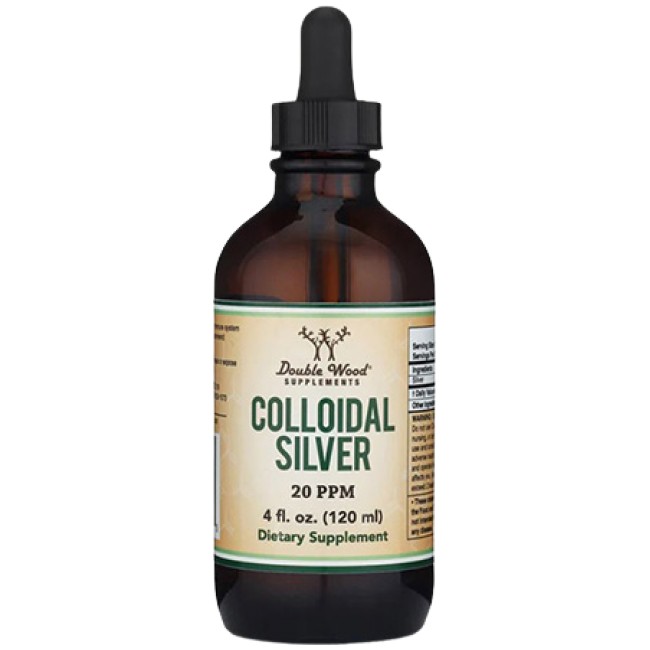 Double Wood Supplements Colloidal Silver 20 PPM