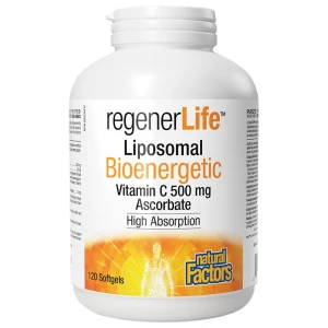 Rеgener Life™ Liposomal Vitamin C 500 mg за хранителни режими