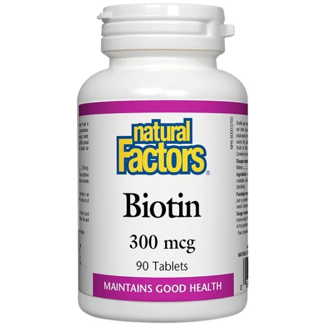 Natural Factors Biotin 300 mcg