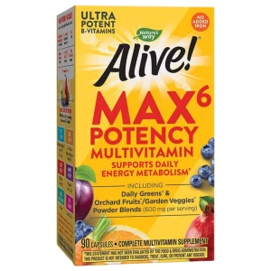 Alive! Max6 Daily Multi | No Iron за хранителни режими