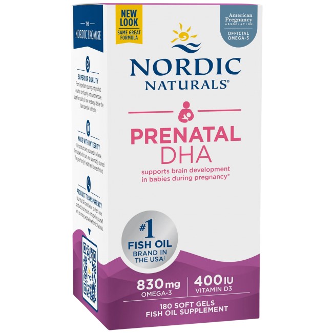 Nordic Naturals Prenatal DHA 830 mg | With 400 IU D3