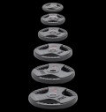 Дискове олимпийски гумирани 3D за хранителни режими