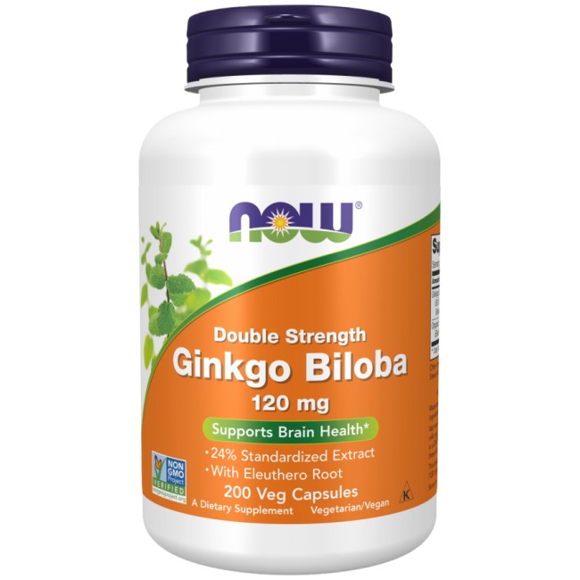 NOW Foods Ginkgo Biloba 120 mg / Double Strength