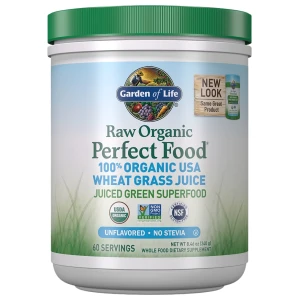 Raw Organic Perfect Food | 100% Organic USA Wheat Grass Juice за хранителни режими