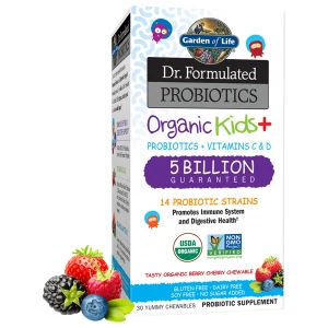 Dr. Formulated Probiotics Organic Kids+ за хранителни режими